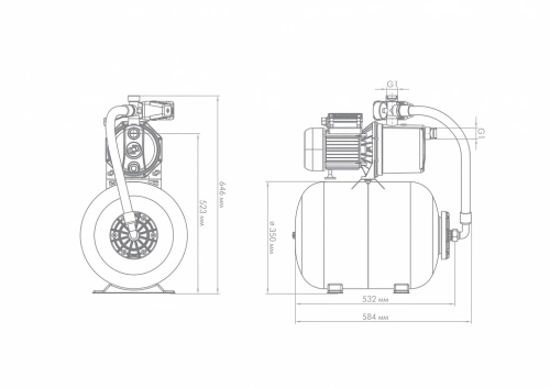 Насосная станция Джилекс ДЖАМБО 70/50 Н-50  4752