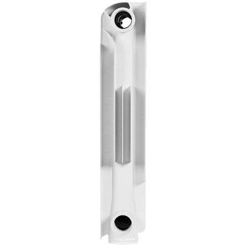 Алюминиевый радиатор STOUT Bravo 350 - 10 секций, боковое, белый RAL 9010