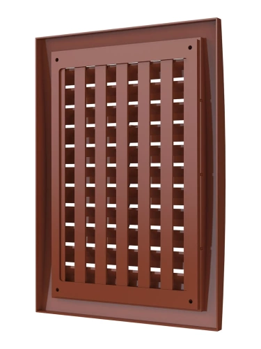 1825РРПН терр, Решетка наружная ASA вентиляционная регулируемая 180х250, терракотовая