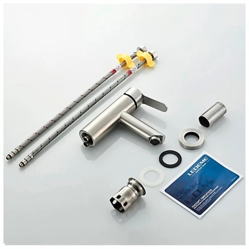 Смеситель для раковины Ledeme L71003 нержавейка SUS304