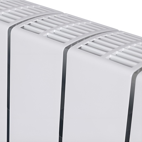 Биметаллический радиатор Rifar SUPReMO 350 - 8 секций, боковое, белый