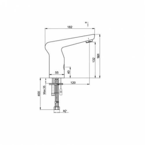 Сенсорный смеситель SMARTsant SM094005AA для раковины