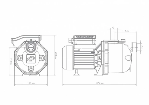 Поверхностный насос Джилекс ДЖАМБО 60/35 Ч 3000