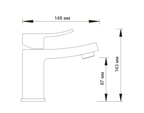 Смеситель WasserKraft Aller 1063 для раковины