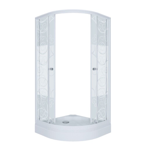 Душевая кабина 100x100 Triton Стандарт А1 стекла узоры DK165