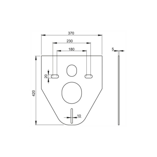 Звукоизоляционная прокладка Alcaplast для унитаза и биде M91