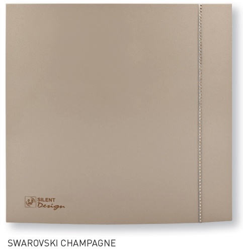 Вентилятор SILENT-100 CZ CHAMPAGNE DESIGN SWAROVSKI Soler & Palau