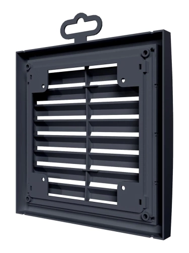 1515РРН сер, Решетка наружная ASA вентиляционная вытяжная 150х150, серая