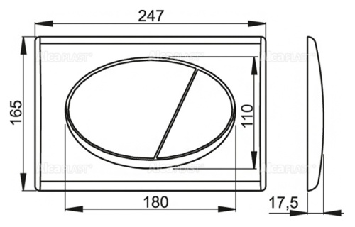 Инсталляция для унитаза 3 в 1 Alcaplast Sádromodul рама AM101/1120, кнопка M71, крепеж