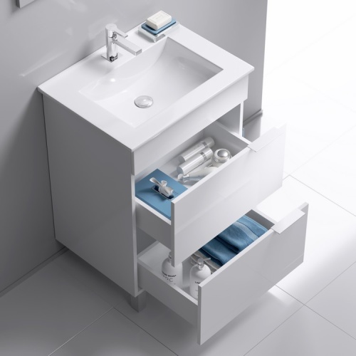 Тумба с умывальником AQWELLA Brig 75 Белый Br.01.07/2/W