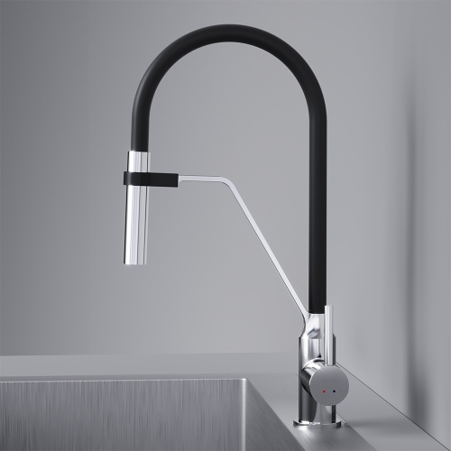 Смеситель для кухни AM.PM Like F8013000 хром, черный