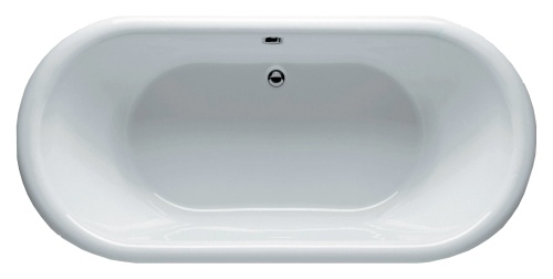 Ванна акриловая RIHO DUA FS 180x86 BLACK AND WHITE BD0166500000000