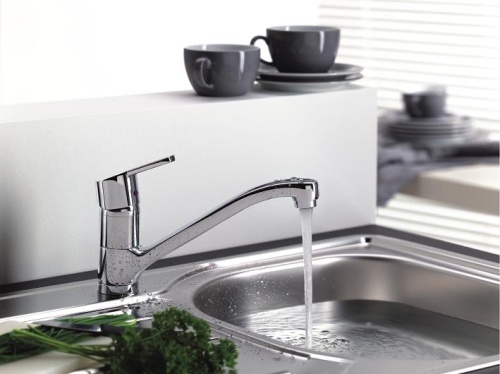 Смеситель для кухни Kludi Logo Neo 379130575 хром, низкий