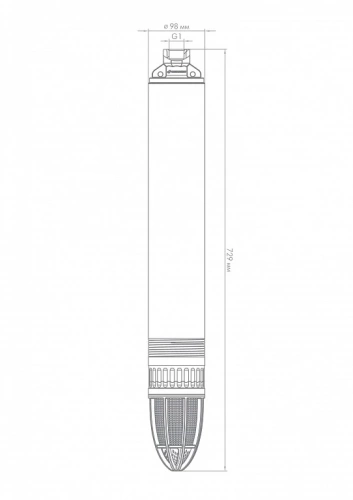 Погружной насос Джилекс скважинный ВОДОМЕТ 40/50 БК ок 4051