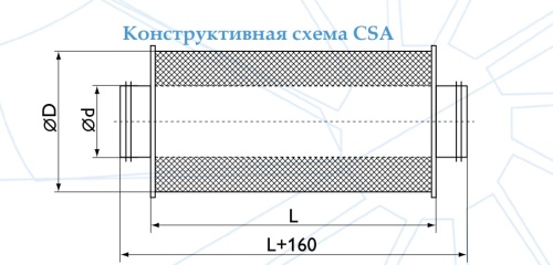 Шумоглушитель CSA 100/900 Арктос