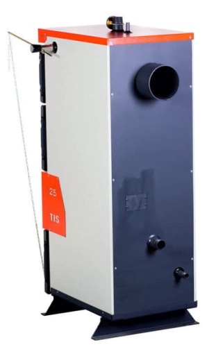 Котел твердотопливный 20кВт TIS PRO 20 с терморегулятором