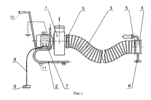 Воздуховытяжное устройства ЛаньМ 160-3-220