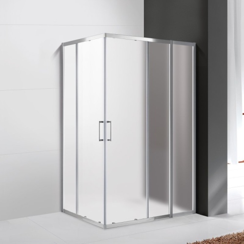 Душевой уголок 100x80 Cezares MOLVENO-AH-21-80+20-C-Cr-IV