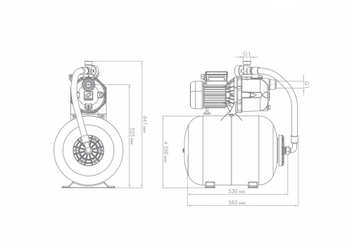 Насосная станция Джилекс ДЖАМБО 70/50 П-50 4751