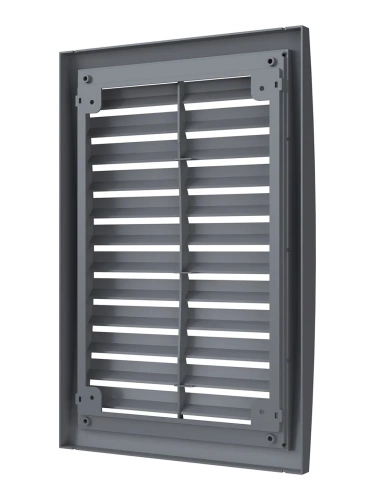 2030РРН сер, Решетка наружная ASA вентиляционная вытяжная 200х300, серая