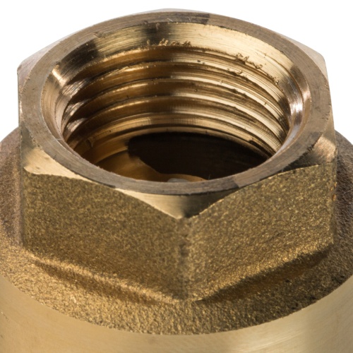 Обратный клапан Stout 1/2" пружинный с нейлоновым седлом