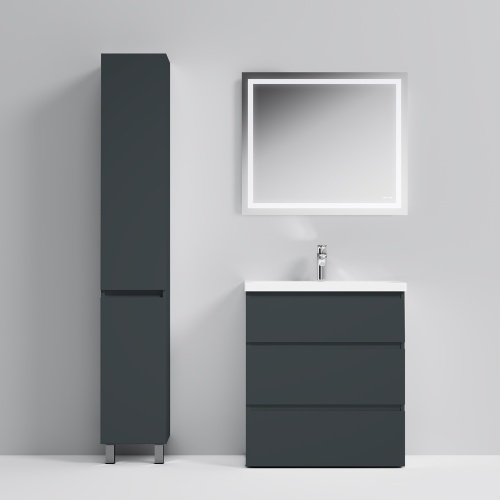 База под раковину напольная AM.PM GEM S графит матовый M91FSX0752GM