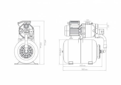 Насосная станция Джилекс ДЖАМБО 60/35 П-24 4021