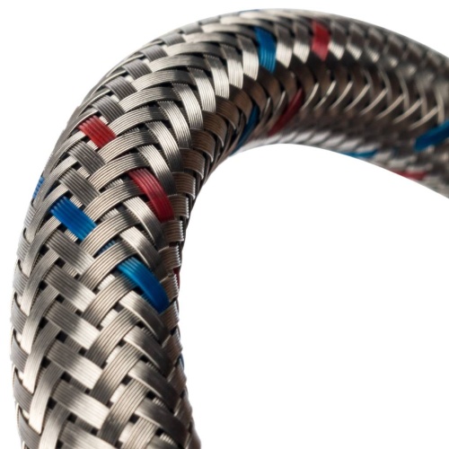 Подводка для воды 3/8"x1/2" гайка-гайка, длина 60см Stout