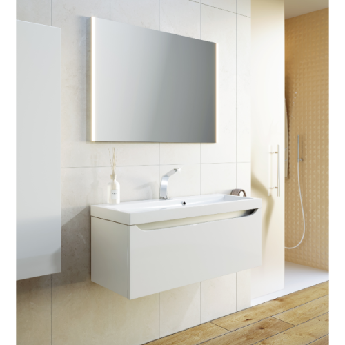 Тумба с умывальником AQWELLA Verona 100 Белый Ver.01.10/W