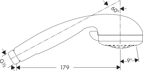 Душевая лейка Hansgrohe Croma 28513000