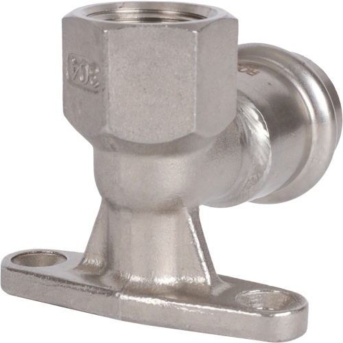 Водорозетка ВПр-ВР 22х1/2" пресс, нержавеющая сталь Rommer