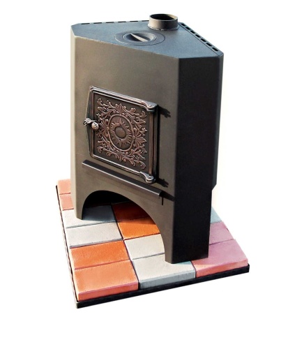 Каминобуржуйка ФОНТАНКА Ч угловая