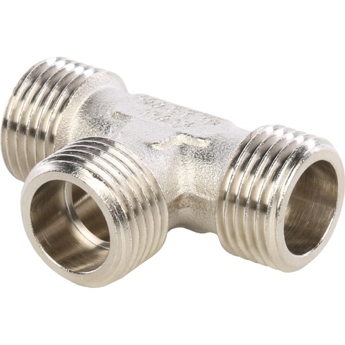 Тройник Stout 1/2"ННН никелированный SFT-0018-121212