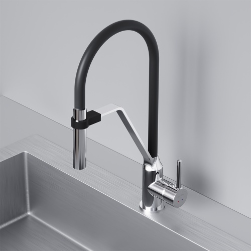 Смеситель для кухни AM.PM Like F8013000 хром, черный