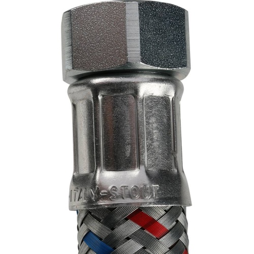 Подводка для воды 3/4" гайка-гайка, длина 80см Stout