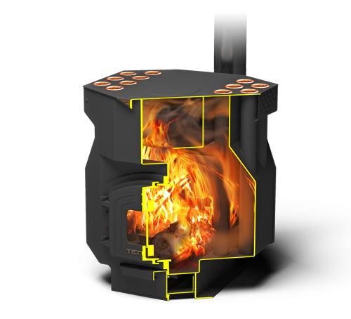 Печь отопительная Теплодар ТОП-ДРАЙВ-150