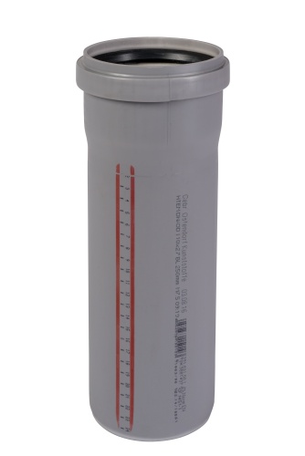 Труба 110 длина 250 мм PP HTEM Ostendorf внутренняя канализация