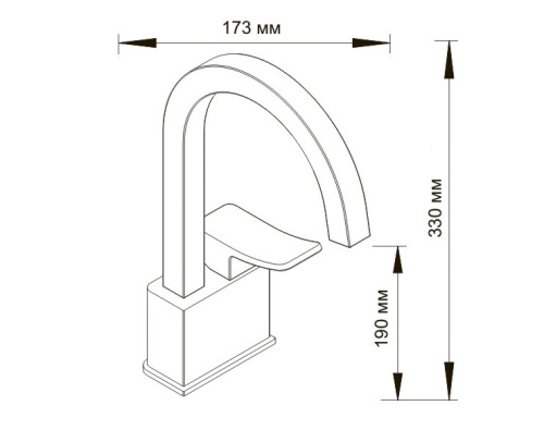 Смеситель для кухни WasserKraft Aller 1067 хром