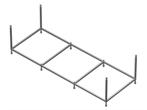 Каркас для ванны AM.MP Spirit W72A-180-080W-R2