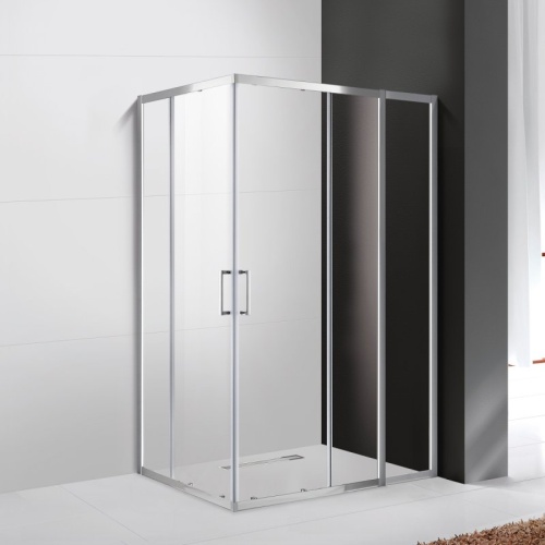 Душевой уголок 100x80 Cezares MOLVENO-AH-21-80+20-C-Cr-IV