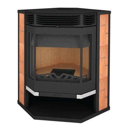 Печь-камин Мета «Амур-12», 12 кВт