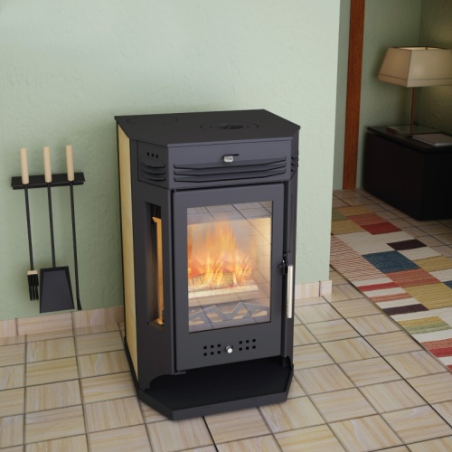 Печь-камин Мета "Москва-9 с плитой", 9 кВт