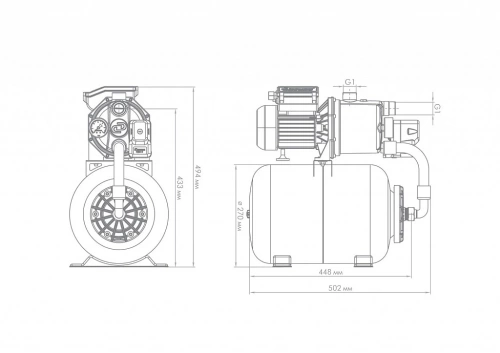 Насосная станция Джилекс ДЖАМБО 60/35 Н-24 4022