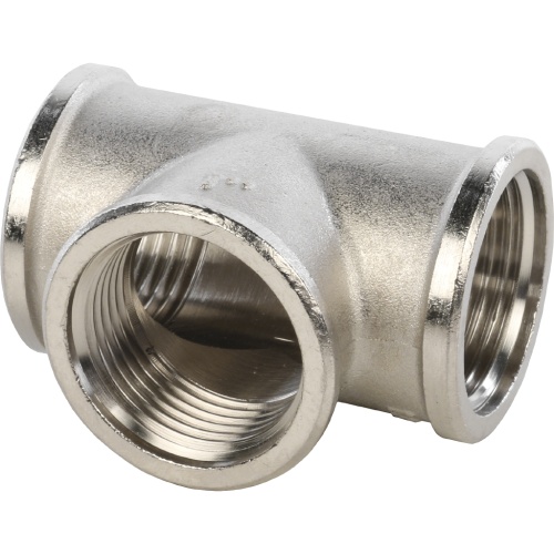 Тройник Stout 1"ВВВ никелированный SFT-0020-000001