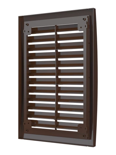 2030РРН кор, Решетка наружная ASA вентиляционная вытяжная 200х300, коричневая