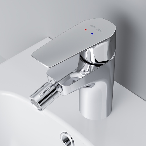 Смеситель для биде AM.PM Gem F90A83100 донный клапан