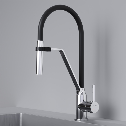 Смеситель для кухни AM.PM Like F8013000 хром, черный