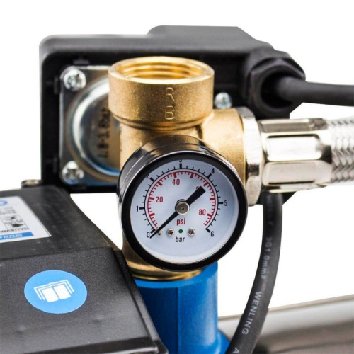 Манометр AQUARIO Pg-Ss40R корпус нержавеющая сталь