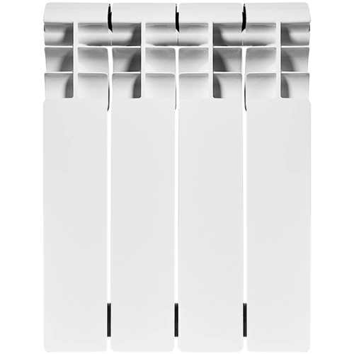 Биметаллический радиатор Rommer Profi Bm 350 - 4 секции, боковое, белый RAL9016