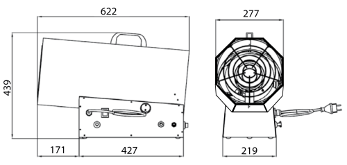 Газовая пушка Hintek GAS 50